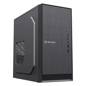 Caixa Micro ATX Unykach Aero C12 V1 Preta