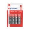 Pilhas AA LR6 Alcalinas 1.5V 2900mAh Verbatim 49921 4un