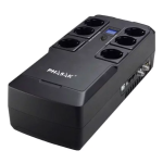 UPS Phasak Kryptos 800 VA USB + RJ + USB Charger