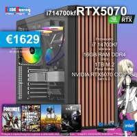 PC Gaming CibeRacing i7 14700Kf 16GB 1TB RTX5070 OC 12GB
