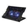 Base de Refrigeração e Stand p/ Portáteis até 17'' Ajustável 2x Ventiladores Iggual
