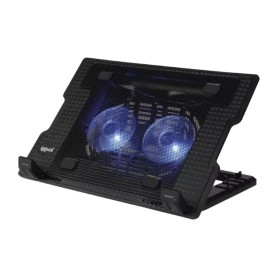 Base de Refrigeração e Stand p/ Portáteis até 17'' Ajustável 2x Ventiladores Iggual
