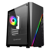 Caixa MICRO ATX Unykach Glayze ARGB Preta