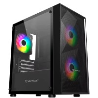 Caixa ATX Unykach MIR B200 ARGB Preta
