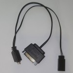 CONTROLADOR LEDS ARGB 5V E CABO EXTENSAO 3 PINOS - EM PRETO