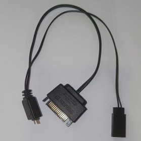 CONTROLADOR LEDS ARGB 5V E CABO EXTENSAO 3 PINOS - EM PRETO