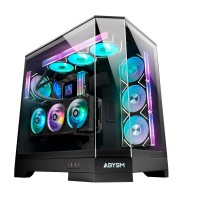 Caixa E-ATX Danube SAVA H600 ARGB - Preto