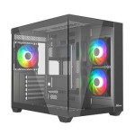 CAIXA ATX SLAYER RX46 CRYSTAL 3XFAN ARGB + CONT. 