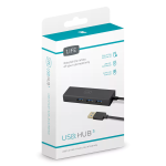 Hub 3 Portas USB 3.0 e RJ45 Gigabit 1Life usb:hub 3