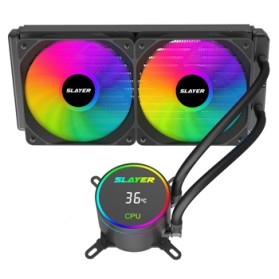 WATER COOLER SLAYER RX240 TEMPERATURA CPU ARGB AM5/LGA1700
