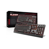 TECLADO GAMER MKPLUS TG8120SLAYER, 105 TECLAS, USB